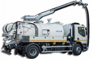 Tank truck ATRIK type KA for sewage cleaning - canal jet