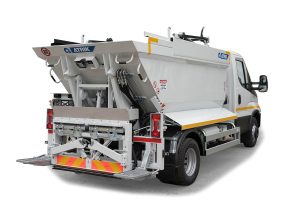 Garbage truck ATRIK type MS with vertical discharge / tipping