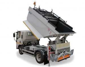 Garbage truck ATRIK type MS with vertical discharge / tipping