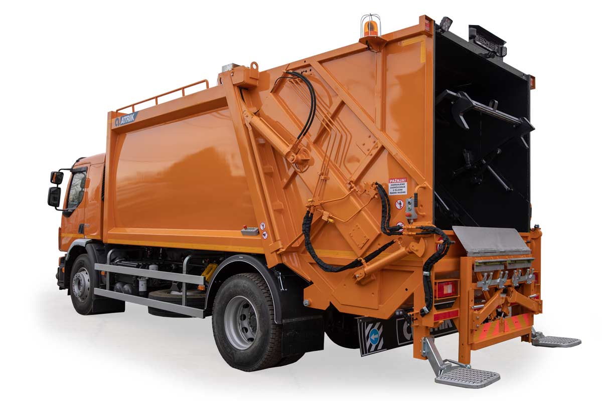 Refuse collection vehicles of medium capacity ATRIKOD production and services in the field