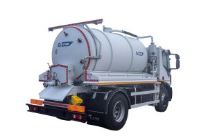 Tank truck ATRIK type FE for cleaning of atmospheric and sewage systems
