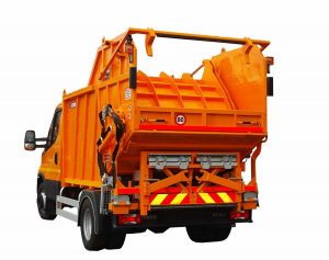 Garbage truck ATRIK type MS with discharge via waste disposal