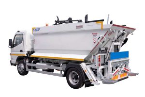 Garbage truck ATRIK type MS with vertical emptying / tipping