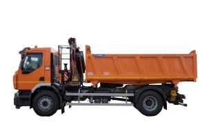 Tipper truck ATRIK KIP 10 with crane