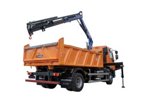 Tipper truck ATRIK KIP 5 with crane