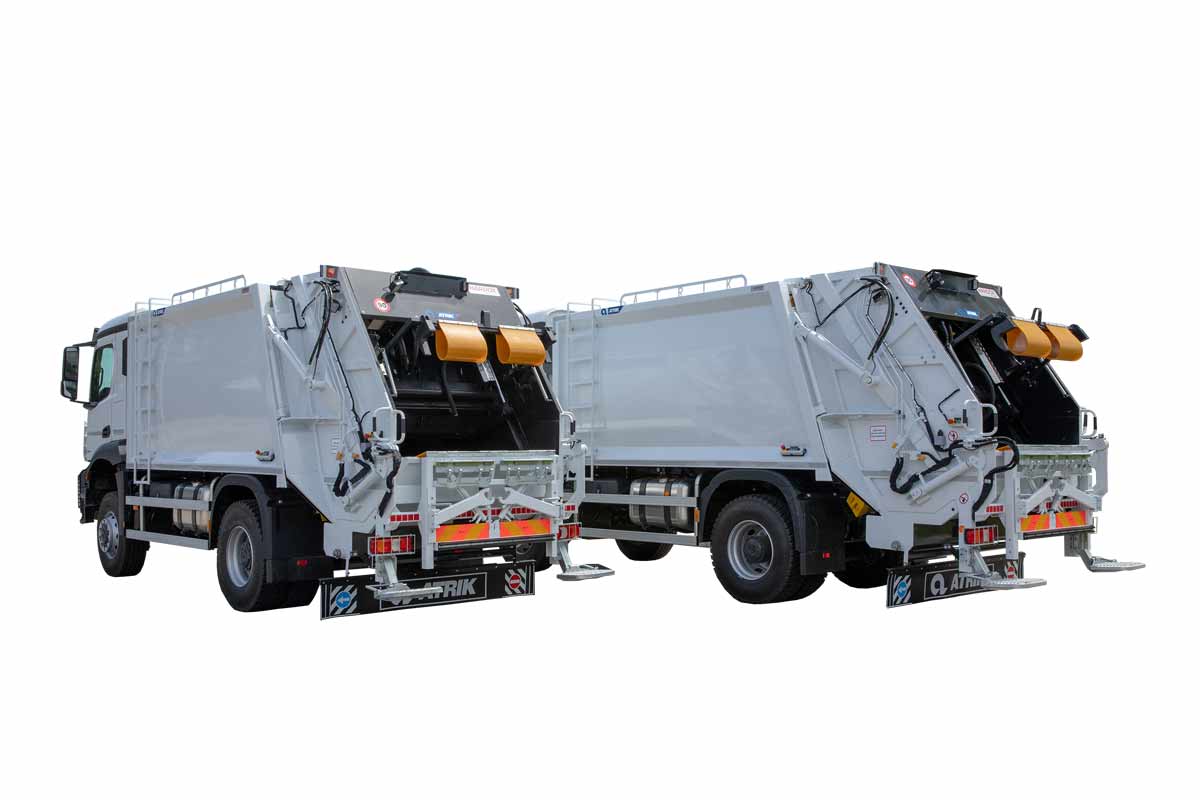 Vozilo za odvoz smeća ATRIK tip R3PL po principu potisne ploče